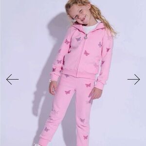 Lola + the Boys CRYSTAL BUTTERFLY TRACKSET worn once